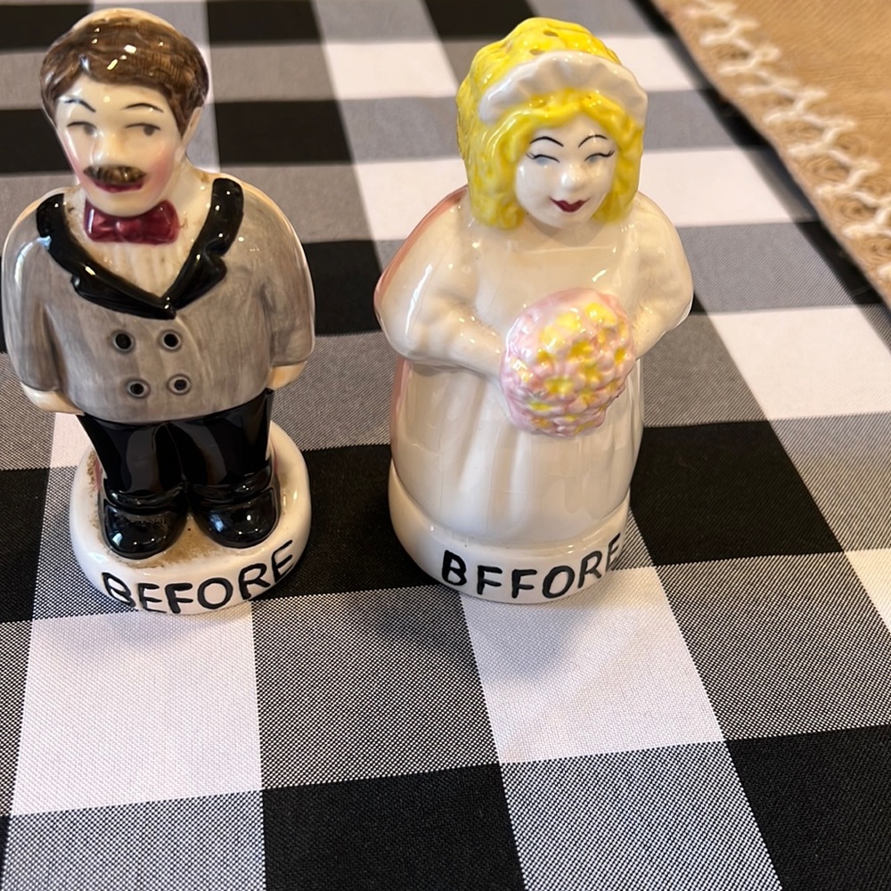 Funny events and salt and pepper shakers